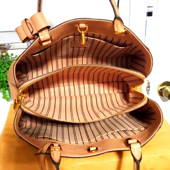 🇲🇫LOUIS VUITTON Montaigne Empreinte MM Leather Satchel Bag🤎🤎🤎🤎 - Picture 14 of 16